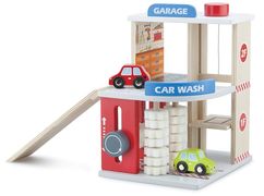 New Classic Toys Garage og vaskehal m/biler