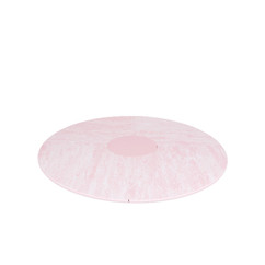 bObles Tumlegulv - rundt marmor - Lys/mørk rosa