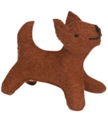 Glückskäfer Hund i  brun
