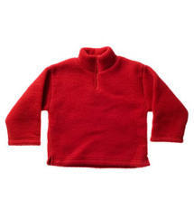 Engel Natur Økologisk trøje i uldfleece - rød