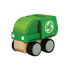 Plantoys mini skraldebil grøn