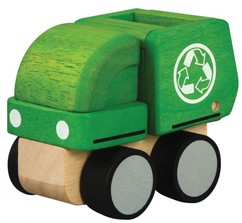 Plantoys Skraldebil - Grøn