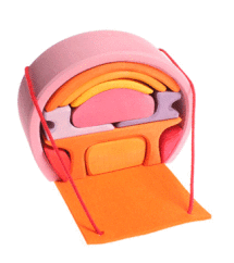 Grimms Mini dukkehus - Pink