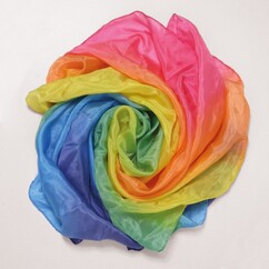 Grimms Sarah's Silk Enchanted Playsilk - Rainbow
